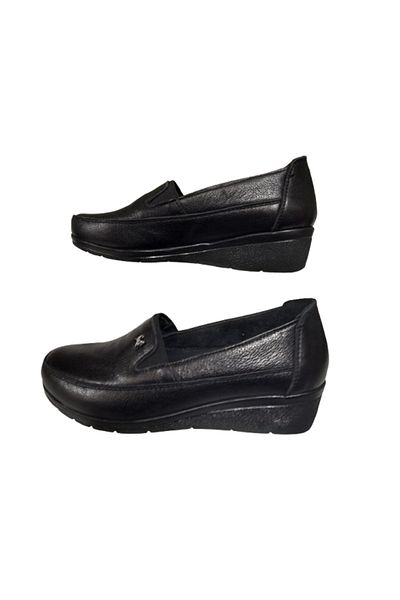 Bess Deriesso Pantofi de zi cu zi pentru mama cu talpă din piele naturală cu toc pană ultra ușoară