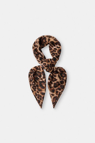 Bershka Animal print neckerchief