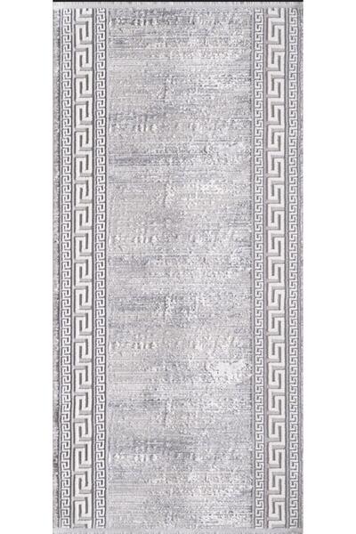 Artemis Halı Samoa Krem Gri Çizgi Desenli Halı 06433a