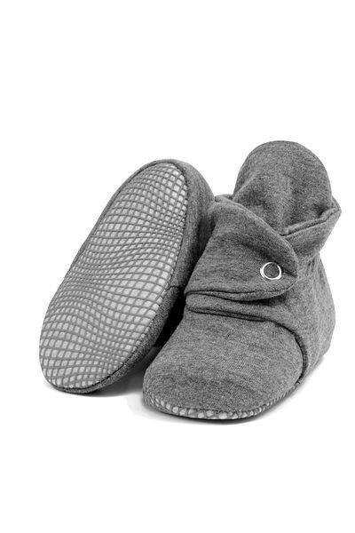 Ella Bonna Organic Cotton Baby Booties, Anti-Slip Sole, Cotton Newborn Slippers Home Nursery Shoes