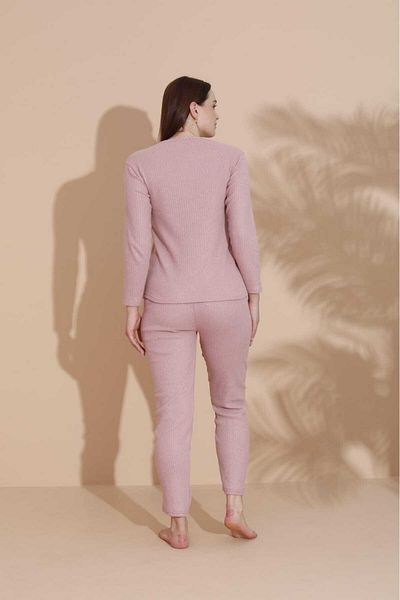 LİLA İÇ GİYİM Winter Soft Long Sleeve Pjama Set
