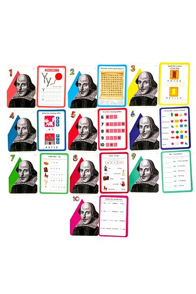 K-TOYZ Learning Cube® language game - In the footsteps of Shakespeare