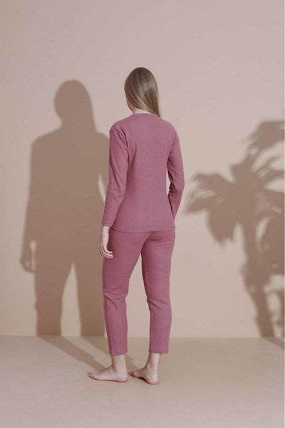 LİLA İÇ GİYİM Winter Soft Long Sleeve Pjama Set