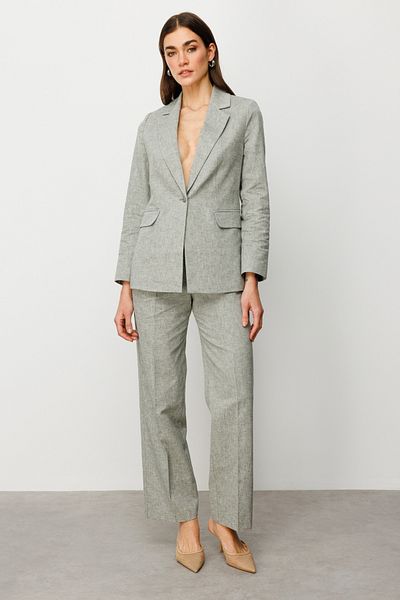 Ekol Wide Leg High Waist Trousers