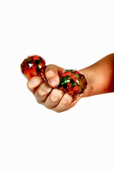 OMZ Globbie Yumuşak Fışkıran Renkli Top Kız Çocuk Eğitici Oyuncak Erkek Çocuk...