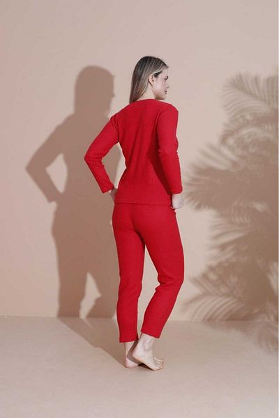 LİLA İÇ GİYİM Winter Soft Long Sleeve Pjama Set