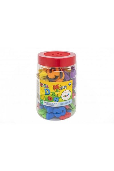 GLOBO Jar with 78 letters and numbers Globo