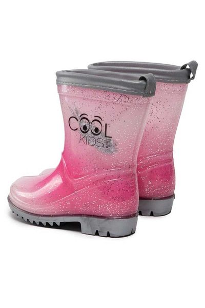 Perletti Perletti rubber boots with glitter size 28 29 fuchsia pink