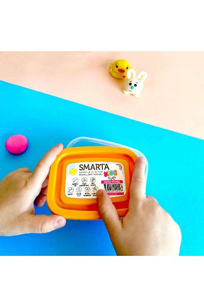 Smarta 70g Red Modeling Plasticine - Air Drying, for Children