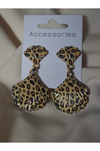 Avcıoğlu Aksesuar أقراط نسائية على شكل صدفة بلح البحر معدنية فوق الليزر أقراط...