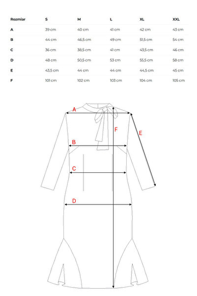 Stylove Dress with a tie at the neck