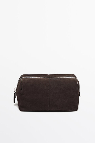 Massimo Dutti Napa deri bakım çantası