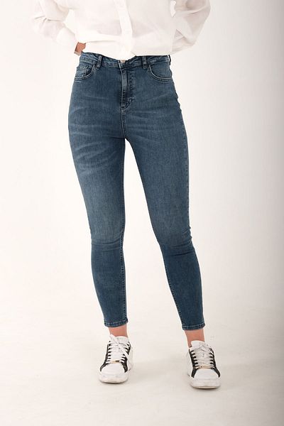 Blues Outlet Blugi Mashhak - Femei, Skinny, Lycra, Albastru