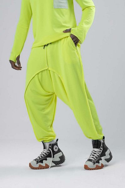 go gang own Bohemian Shalwar με ανυψωμένη μέση και λάστιχο στα πόδια