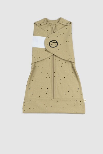 Little Gusto Cloak Sleeping Bag 0-6 Months Cosmos Khaki Organic Cotton
