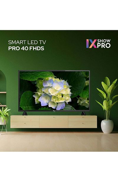 IXPRO 40 Inch FHD Smart TV-Frame Less Design Mirror Cast And E-Share, HDMI\USB\ Wi-Fi,Netflix, YouTube