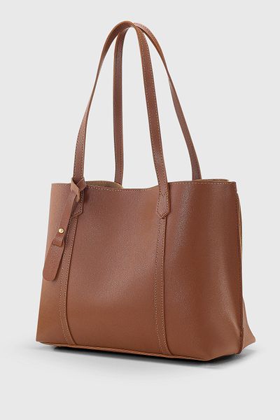 Housebags Taba Colorful Women's Shopper Bag - Three Compartments, Leather Look 269