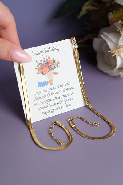 Jack Ferrero Dear Mother - Friend Birthday - Sister - Father - Paper Detailed Steel Color