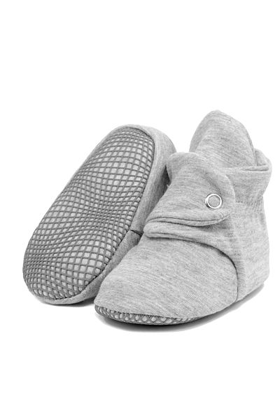 Ella Bonna Organic Cotton Baby Booties, Anti-Slip Sole, Cotton Newborn Slippers Home Nursery Shoes