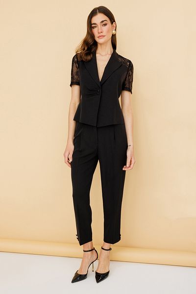 Ekol Pocketless Trousers with Button Detail on the Leg