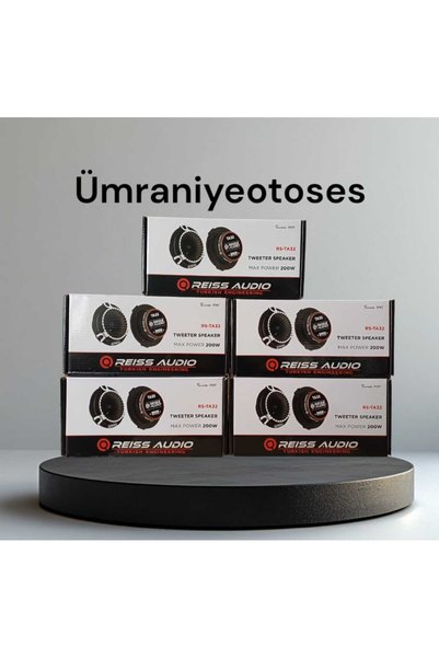 REİSS AUDİO 10 CM DOM TWEETER RS-TA 32 200 WAT 100 RMS 2025 NEW