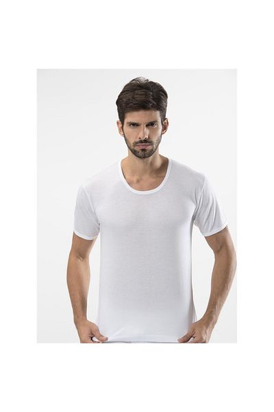 TÜREN Ανδρικό εσώρουχο 181 Modal O Neck - Λευκό