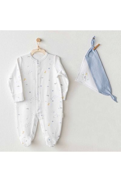 andywawa Ac25607 - Ocean Is My Happy Place Baby Romper Set, White