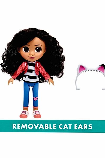 OMZ منتج مرخص من Abby Girl Gabby Baby مقاس 8 بوصات، لعبة تعليمية للأطفال البنات، ألعاب للأولاد