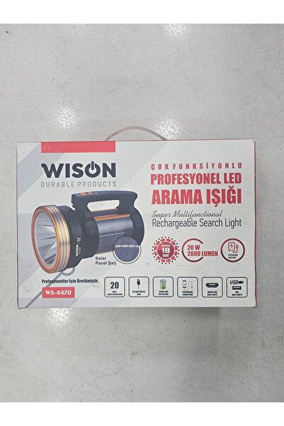 Wıson Ws-4470 Çok Fonksiyonlu Profesyonel Led Arama Işığı