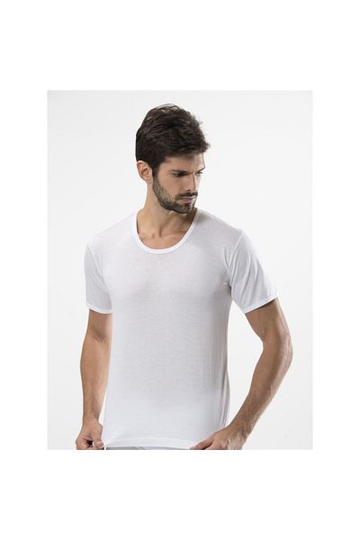 TÜREN Ανδρικό εσώρουχο 181 Modal O Neck - Λευκό