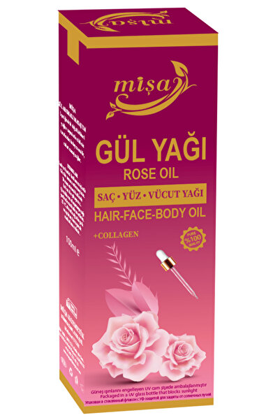 Misa Mişa Gül Yağı - Saç, Yüz ve Vücut Yağı + Kolajen 100ml