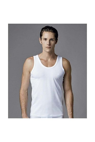 Eros Ers001 Compact Men's Undershirt (Double Pack) - White