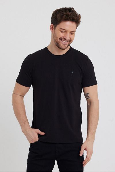 COMBİNE MİCHAİL Ανδρικό μπλουζάκι Basic 4 τεμαχίων