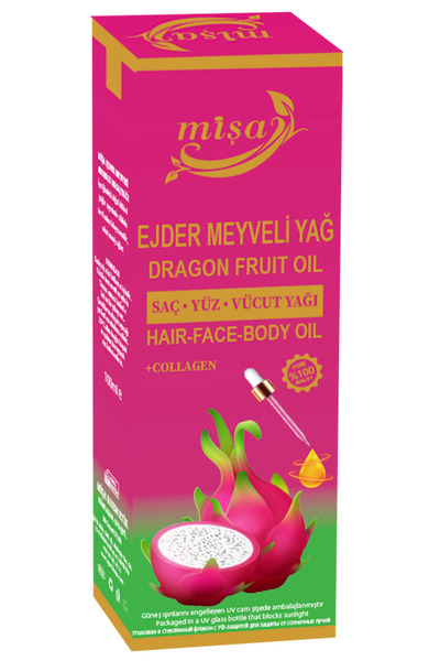 Misa Mişa Ejder Meyveli Yağ (Dragon Fruit Oil) + Kolajen 100 ml