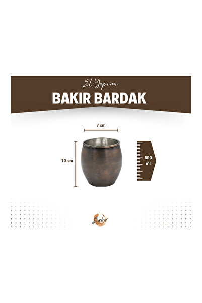 Bakır Concept Copper Mug Cup Chubby Cocktail Oxide Color