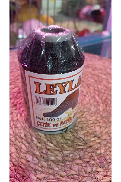 Leylak Patik Ve Çetik Ipliği Siyah Polyester 100 Gr 9 Kat