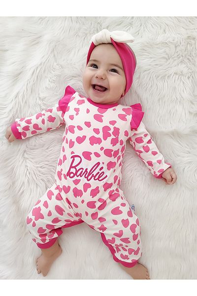 baume clothes Baby Girl Jumpsuit with Bandana