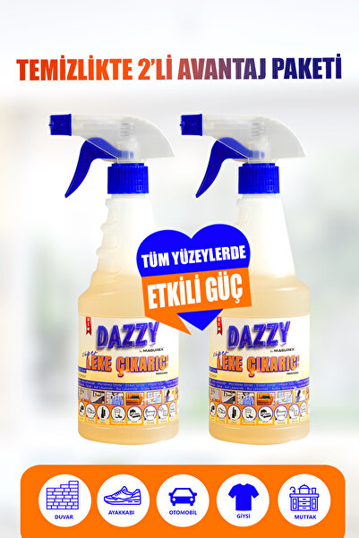 MAGUREX Dazzy Süper Leke Çıkarıcı Sprey 2 x 500 ml – Çok Amaçlı Güçlü Leke Sö...