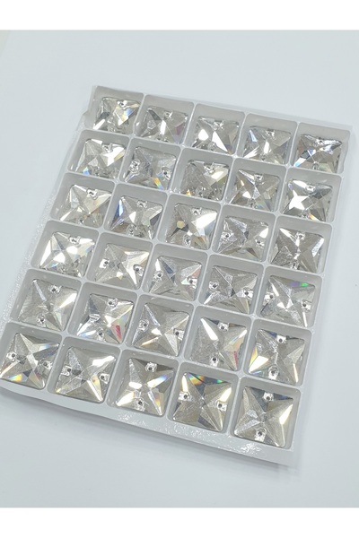 CRYSTALSHOP Шивашки кристален камък 16*16 квадратни (50 бр.)