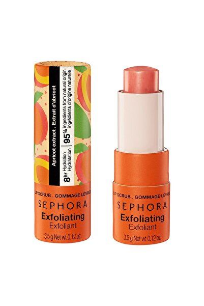 SEPHORA COLLECTION مقشر الشفاه مقشر - العناية بالشفاه ترطيب لمدة 8 ساعات المشمش
