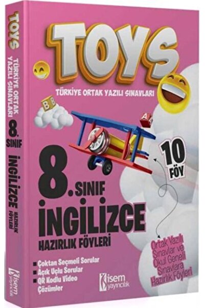İsem Yayıncılık İsem Yayınları 8. Sınıf Ingilizce Toys Hazırlık Föyleri