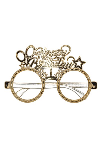 turkuaz parti Happy Birthday Gold Crown Glasses Set,Birthday Crown,Glasses
