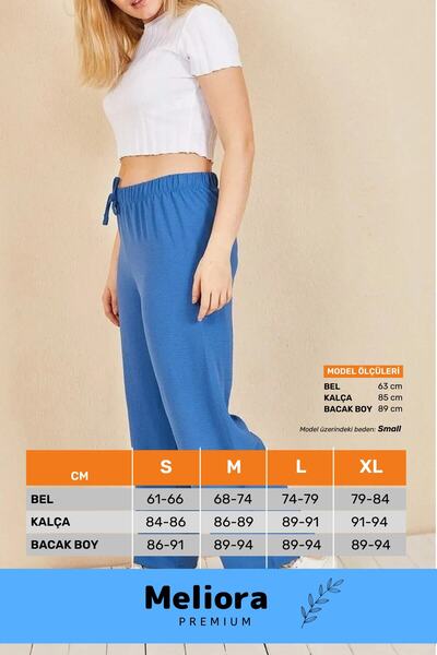 Pastimore New Season Comfortable Fit Black Elastic Waist Wide Leg Loose Summer Women's Aerobin Trousers