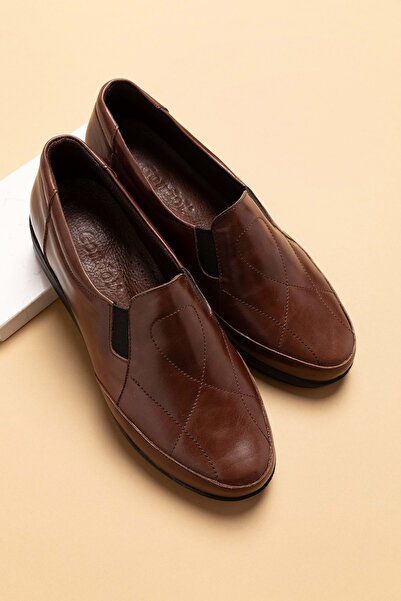 Gondol Kadın Hakiki Deri Anatomik Yumuşak Taban Günlük Ayakkabı Pyt.1213