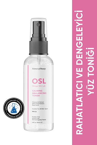 OSL Omega Skin Lab Rahatlatıcı Ve Dengeleyici Yüz Toniği - Calming & Balancin...
