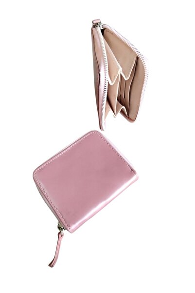 MODA FERMUARLI PEMBE CÜZDAN