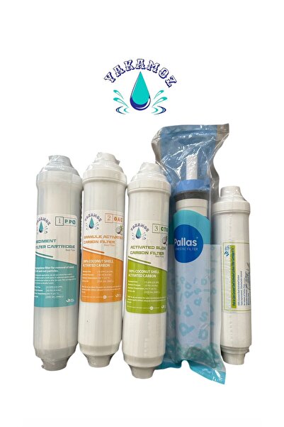 Yakamoz Su arıtma filtresi kapalı kasa 1. kalite 5li set (Pallas membran)