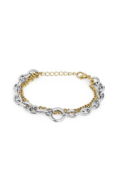 Daniel Klein İkili Zincir Çelik Bileklik