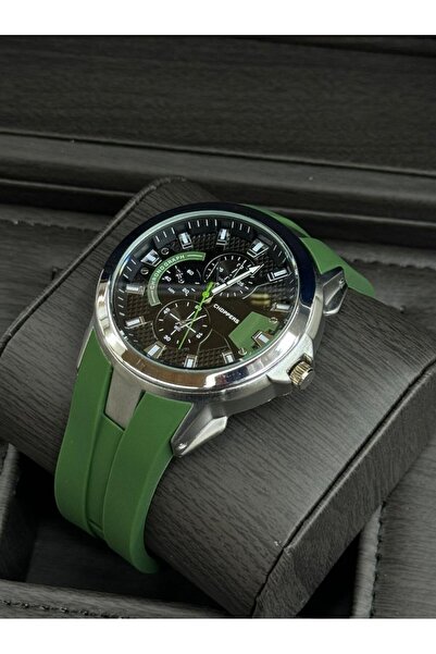 SEO AKSESUAR Steel Case Watch with Silicone Cord