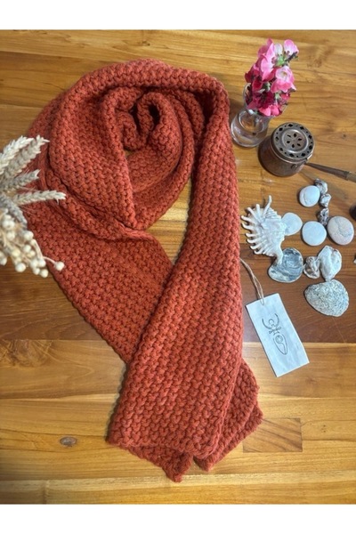 Chinko Yünlü jakarlı unisex atkı